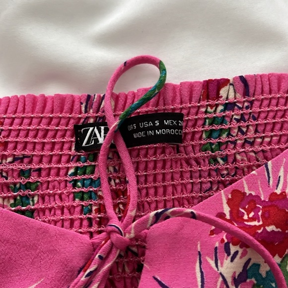 Zara summer floral top - Picture 2 of 4